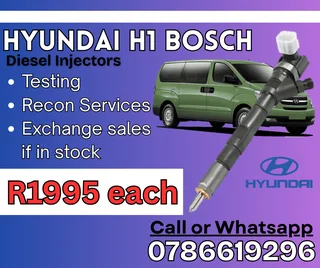 Hyundai H1 Bosch Diesel Injector For Sale