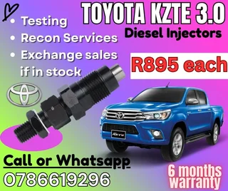 Toyota Kzte 3.0 Diesel Injector For Sale