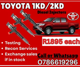 Toyota 1kd / 2kd Diesel Injector For Sale