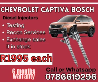 Chevrolet Captiva Bosch Diesel Injector For Sale