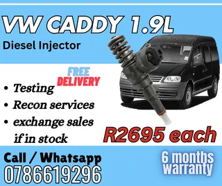 Vw Caddy 1.9l Diesel Injector For Sale