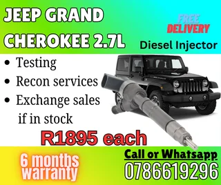 Jeep Grand Cherokee 2.7l Diesel Injector For Sale