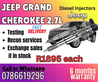Jeep Grand Cherokee 2.7l Diesel Injector For Sale