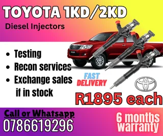 Toyota 1kd/2kd Diesel Injector For Sale