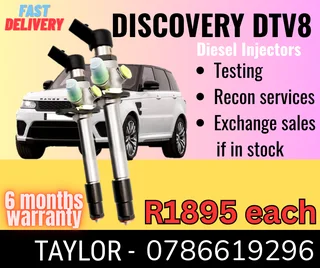 Discovery Dtv8 Diesel Injector For Sale