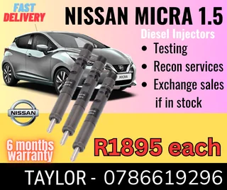 Nissan Micra 1.5 Diesel Injector For Sale