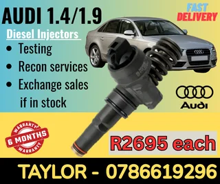 AUDI 1.4/1.9 diesel injectors for sale
