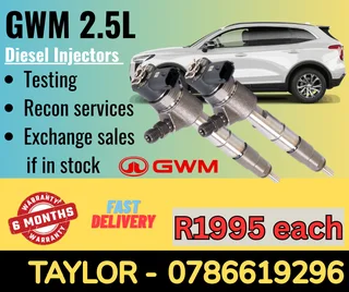 GWM 2.5L diesel injector for sale