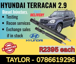 Hyundai Terracan 2.9 Diesel Injector For Sale