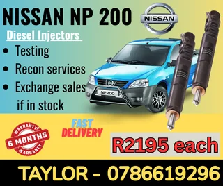 Nissan Np 200 Diesel Injector For Sale
