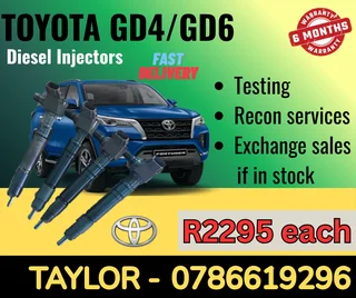 Toyota Gd4/gd6 Diesel Injector For Sale