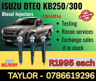 Isuzu Dteq Kb250/300 Diesel Injector For Sale
