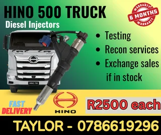 Hino 500 Truck  Diesel Injector For Sale
