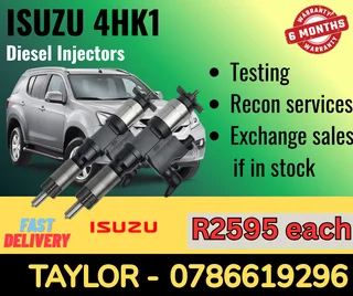 Isuzu 4hk1 Diesel Injector For Sale