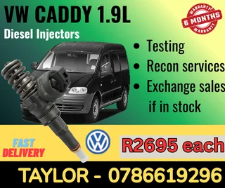 Vw Caddy 1.9l Diesel Injector For Sale
