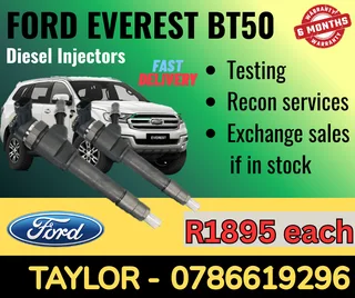 Ford Everest Bt50 Diesel Injector For Sale