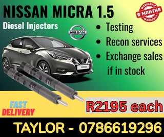 Nissan Micra 1.5 Diesel Injector For Sale