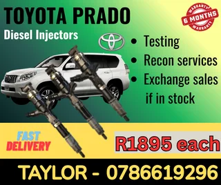Toyora Prado Diesel Injector For Sale