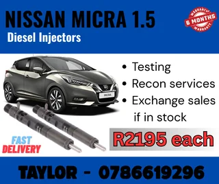 Nissan Micra 1.5 Diesel Injector For Sale