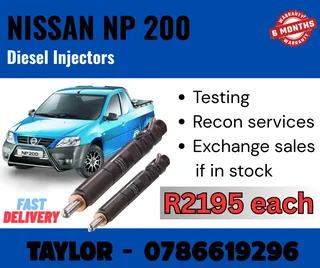 Nissan Np 200 Diesel Injector For Sale