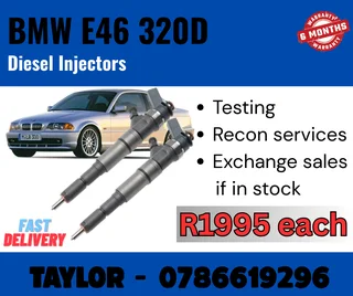 BMW E46 320D diesel injector for sale