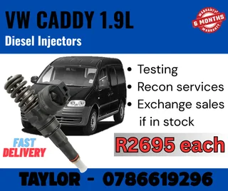 Vw Caddy 1.9l Diesel Injector For Sale