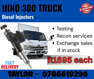 Hino 300 Truck Diesel Injector For Sale