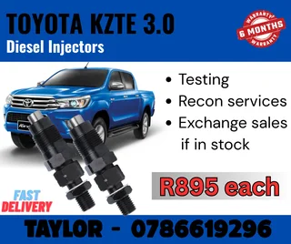 Toyota Kzte 3.0 Diesel Injector For Sale