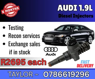 AUDI 1.9L diesel injector for sale