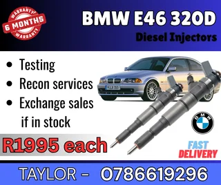 BMW E46 320D diesel injector for sale