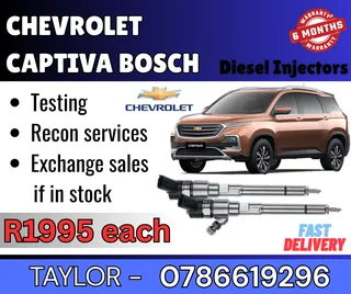 Chevrolet Capriva Bosch Diesel Injector For Sale
