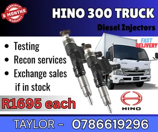 Hino 300 Truck Diesel Injector For Sale