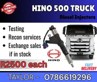Hino 500 Truck Diesel Injector For Sale