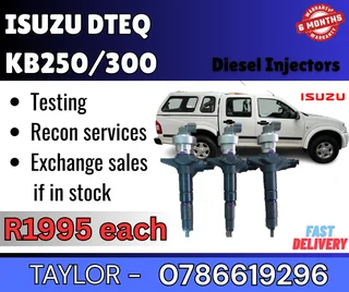 Isuzu Dteq Kb250/300 Diesel Injector For Sale