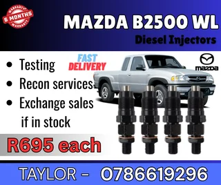 Mazda B2500 Wl Diesel Injector For Sale