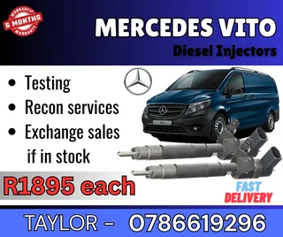 Mercedes Vito Diesel Injector For Sale