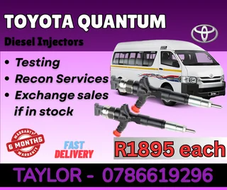 Toyota Quantum Diesel Injector For Sale