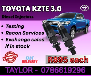 Toyota Kzte 3.0 Diesel Injector For Sale