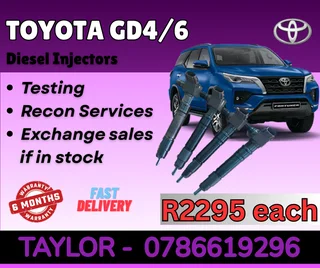 Toyota Gd4/6 Diesel Injector For Sale