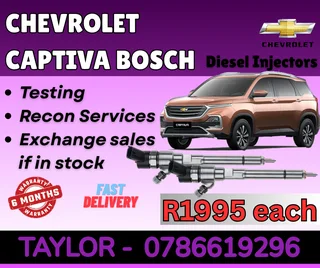 Chevrolet Captiva Bosch Diesel Injector For Sale