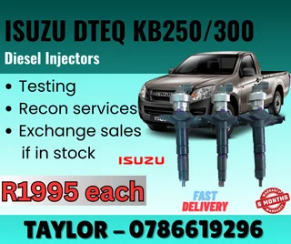 Isuzu Dteq Kb250/300 Diesel Injector For Sale