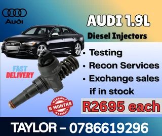 AUDI 1.9L diesel injector for sale