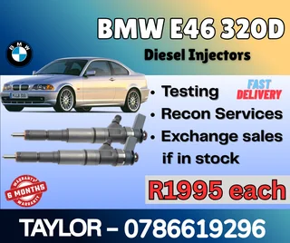 BMW E46 320D diesel injector for sale