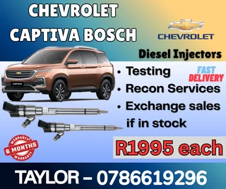 Chevrolet Captiva Bosch Diesel Injector For Sale