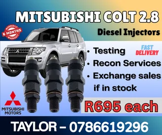 Mitaubishi Colt 2.8 Diesel Injector For Sale