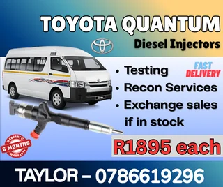 Toyota Quantum Diesel Injector For Sale
