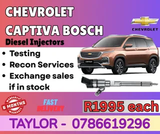 Chevrolet Captiva Bosch Diesel Injector For Sale