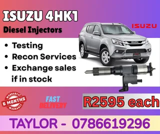 Isuzu 4hk1 Diesel Injector For Sale