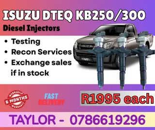 Isuzu Dteq Kb250/300 Diesel Injector For Sale