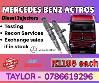 Mercedes Benz Acctros Diesel Injector For Sale